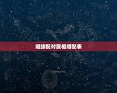 姻缘配对属相婚配表，1990年属马的和什么属相相配好