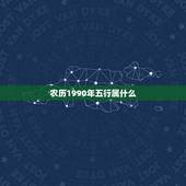 农历1990年五行属什么，我是1990年9月9日出生的！谁能帮我算一下