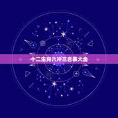 十二生肖六冲三合表大全，十二生肖相合表