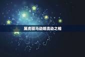 属虎驿马动婚流动之相，驿马在婚姻宫啥意思