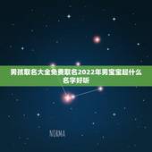 男孩取名大全免费取名2022年男宝宝起什么名字好听