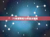71年猪男和72年鼠女婚配，71年的男猪和72年的女鼠运势