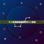 十二生肖最佳姻缘配对十二星座，十二星座最佳配对是什么？