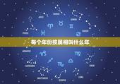 每个年份按属相叫什么年，生肖属相表年份