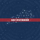生辰八字五行查询免费，生辰八字五行查询 请输入出生日期： 年 月 日