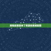 等我股票回本了就跟你离婚配图，等我股票回本了，就跟你离婚。”他淡淡地说