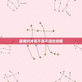 属相对冲是不是不适合结婚，生肖相冲年可以结婚吗
