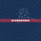 属牛的男孩名字宜用字，牛年男孩取名大全