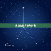 属虎生肖岁数年龄表，属牛的年龄表