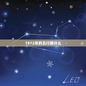 1972年的五行属什么，公历1972年12月18日是金木水火土里的什么