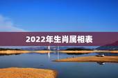 2022年生肖属相表，2022 年属牛年龄查询表