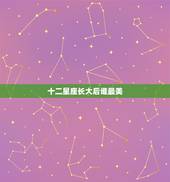 十二星座长大后谁最美，十二星座中哪个星座最漂亮？求大神帮助