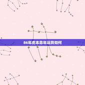 86年虎本命年运势如何，86年虎2022本命年