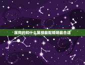 属狗的和什么属相最配婚姻最合适，女属狗和什么属相不合