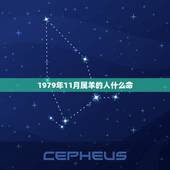 1979年11月属羊的人什么命，1979年属羊是什么命？