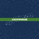 女生右手掌纹解说图，女人右手手相图解大全