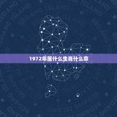 1972年属什么生肖什么命，1972年12月23号出生的人是什么命，五