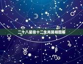 二十八星宿十二生肖属相图解，二十八星宿与十二生肖分别是指什么 两者之间