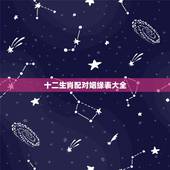 十二生肖配对姻缘表大全，十二属相看婚姻是否相配