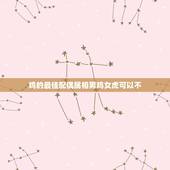 鸡的最佳配偶属相男鸡女虎可以不，男属鸡和女属虎相配吗？