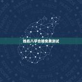 姓名八字合婚免费测试，八字合婚免费测试