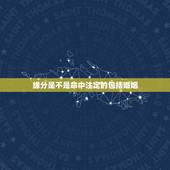 缘分是不是命中注定的包括婚姻，夫妻的缘分真的是命中注定的吗？