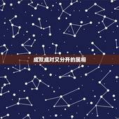 成双成对又分开的属相，成双成对的生肖是什么？