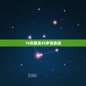 76年属龙45岁后命运，76属龙一生有几次婚姻