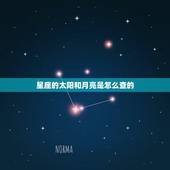 星座的太阳和月亮是怎么查的，太阳星座和月亮星座是什么？怎么查
