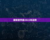 属蛇射手座2022年运势，属蛇的射手座今年运势怎么样