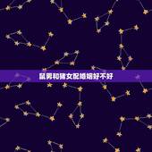鼠男和猪女配婚姻好不好，男属猪女属鼠的婚姻配吗