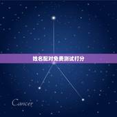 姓名配对免费测试打分，免费姓名配对缘分测试