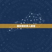 属蛇男的贵人属相，生肖马的贵人属相