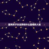 属狗双子女运势和什么属相的人配，属龙的双子座
