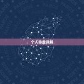 个人命盘详解(免费版)，本命星盘查询