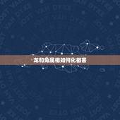 龙和兔属相如何化相害，属兔婚配属龙相害会离婚吗？