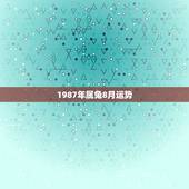 1987年属兔8月运势，2008年属兔人的运势