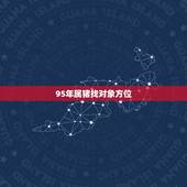 95年属猪找对象方位，95年属猪的和什么属相最配