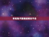 羊和兔子属相结婚合不合，属兔和属羊的结婚好不好