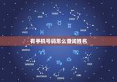 有手机号码怎么查询姓名，有对方手机号怎么查姓名
