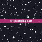 1991年12月属羊是什么命，1991年12月20是什么命