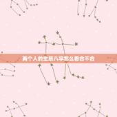 两个人的生辰八字怎么看合不合，怎样查两个人的生辰八字合不合
