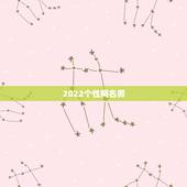 2022个性网名男，2022最新网名