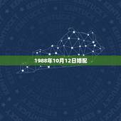 1988年10月12日婚配，1988年出生属龙男和什么属相最配