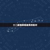 十二属相摩羯座男的配对，摩羯座和什么属相最配