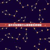 属牛女生婚配什么属相男生更相配，属牛的女性配什么生肖好啊？