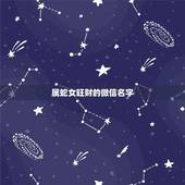属蛇女旺财的微信名字，女旺财的微信名字有什么？