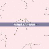 有没有男龙女牛的婚配，男属龙女属牛相配吗？