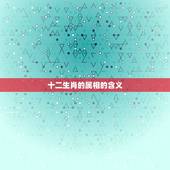 十二生肖的属相的含义，十二属相排序