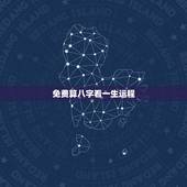 免费算八字看一生运程，八字算命详细精批一生